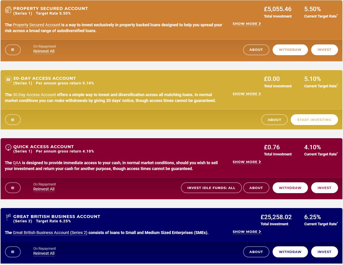 Assetz Capital Account Screenshot 2