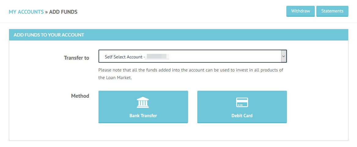 Lending Crowd Deposit Screenshot - Lending Crowd Review
