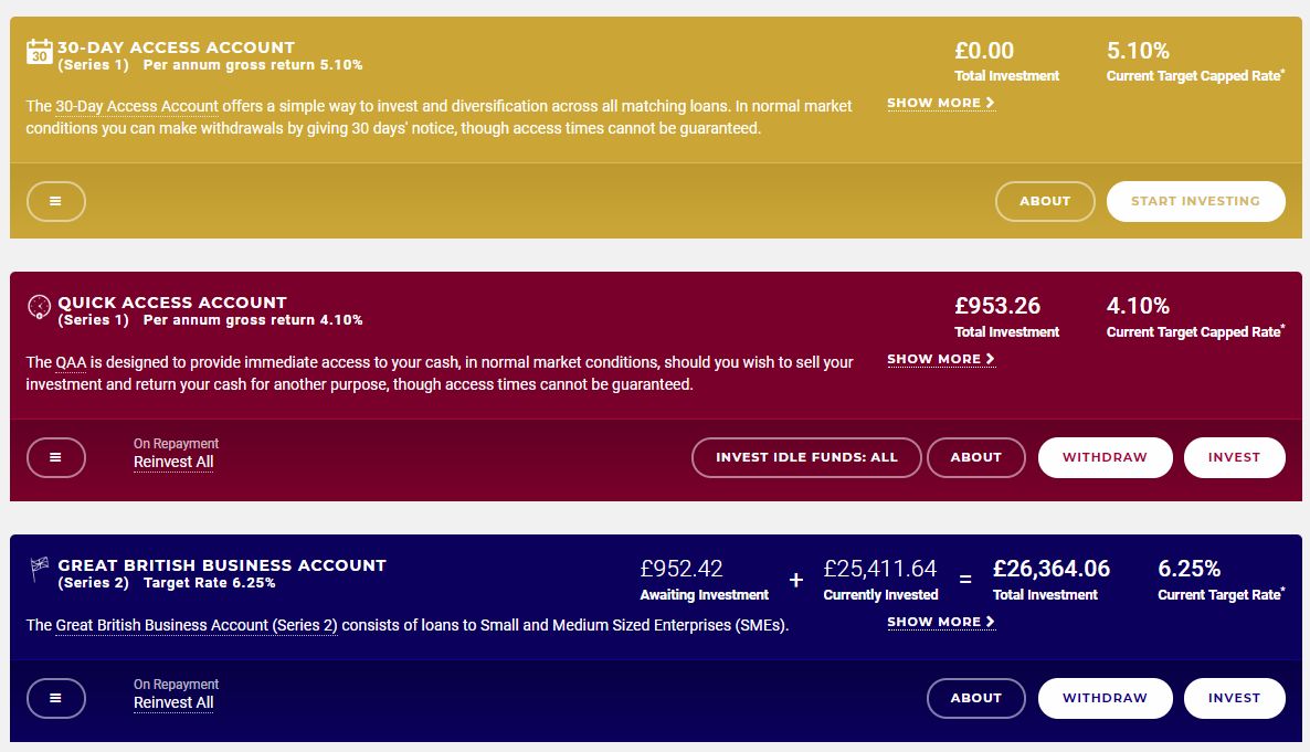 Assetz Capital Account Screenshot for May 2019 Update 3