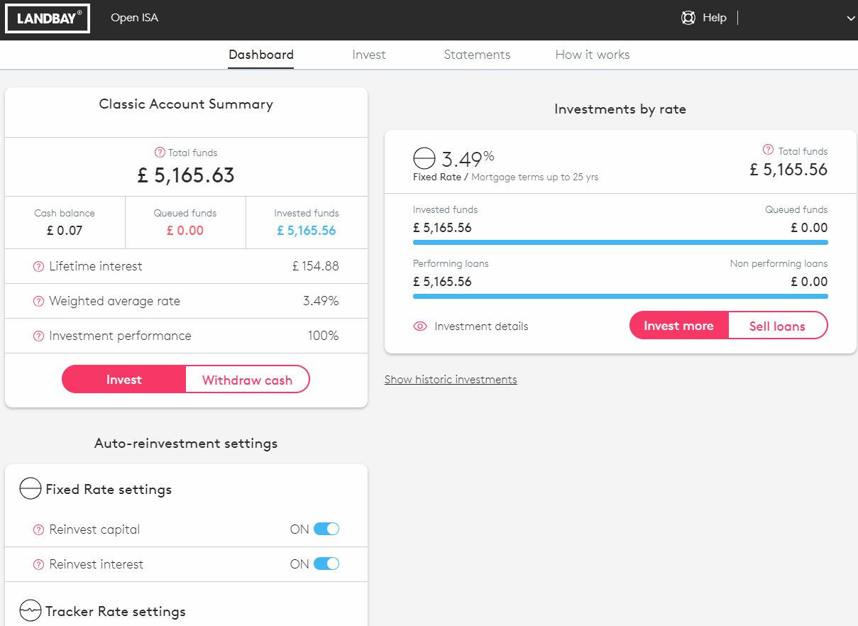 Landbay Account Screenshot for April 2019 Update 1